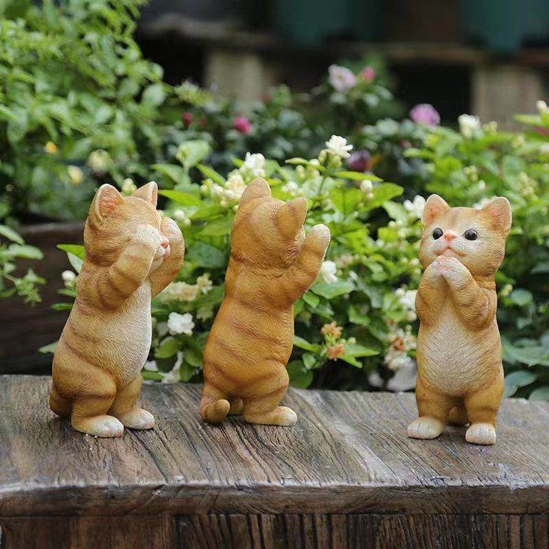 全国宅配無料 猫のかわいい置物 猫 置物 雑貨 グッズ かわいい おしゃれ オブジェ インテリア 飾り Supplystudies Com