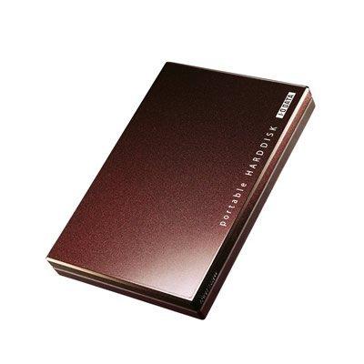 I-O DATA USB2.0/1.1接続 外付ポータブルハードディスク「カクうす」ビターブラウン 500GB HDPC-AU500BRB