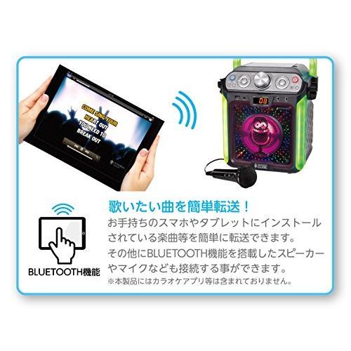 カラオケキューブ singing machine カラオケキューブ 黒 karaoke cube