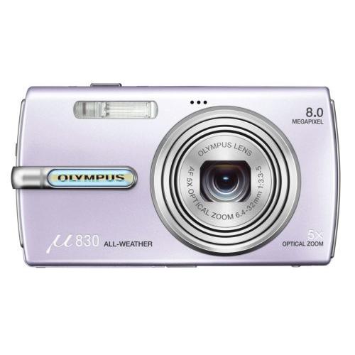 OLYMPUS デジタルカメラ μ830 (ミュー) パールアメジスト μ830LTBLU 