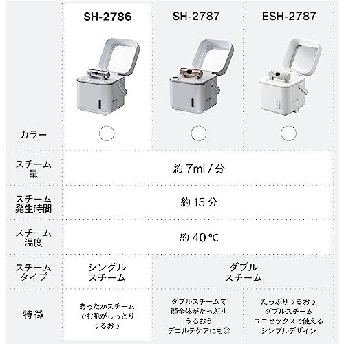 ツインバード フェイススチーマー 美顔器 イオン化スチーム コンパクト 