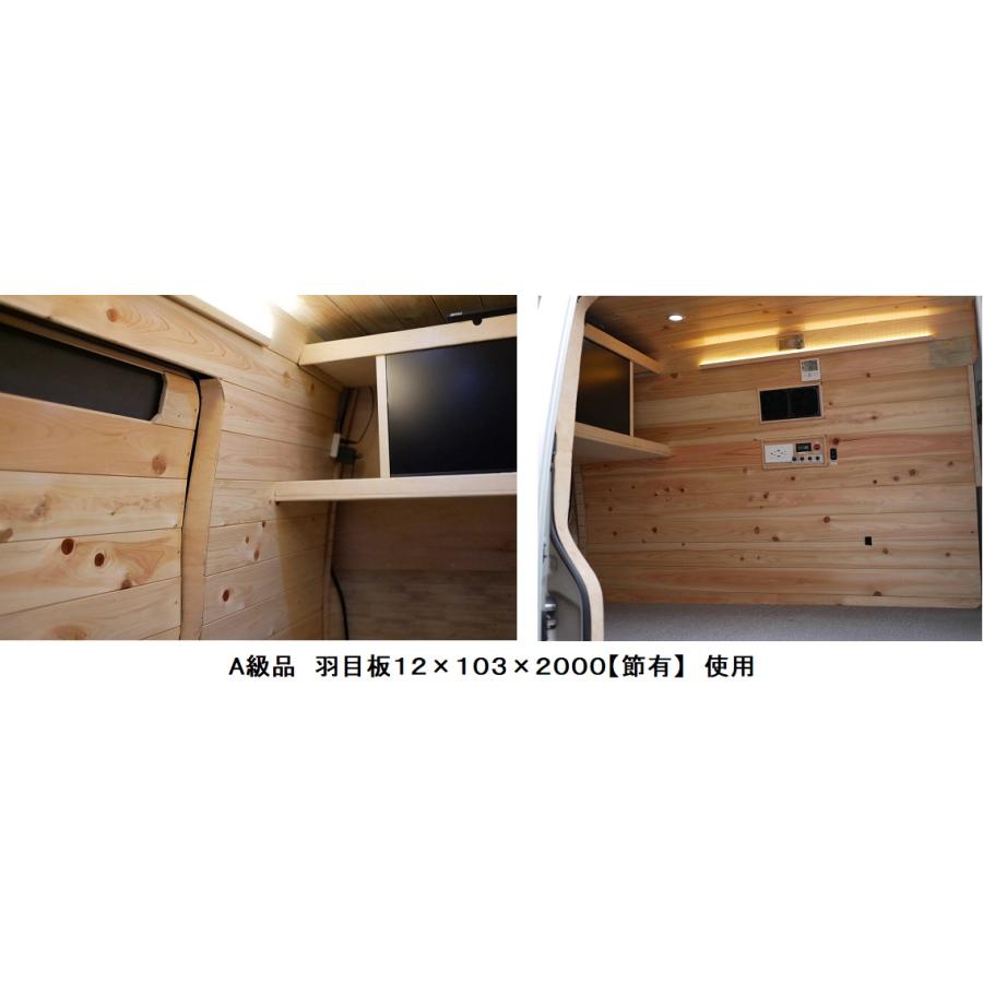 Ａ級品 国産無垢 桧羽目板　12×103×3000【10枚】無節 ひのき ヒノキ 桧 檜 天井板 壁板 国産材 木材 超仕上げ カンナ｜hayazaimuku｜12