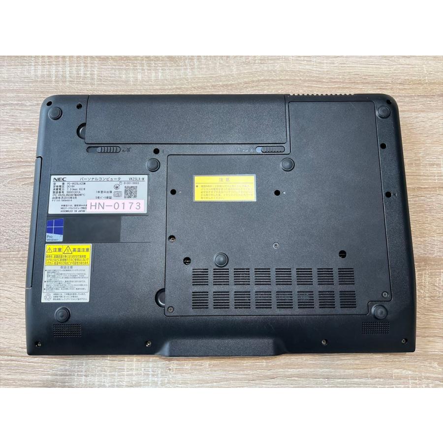 富山の中古パソコン ノートパソコン NEC VersaPro VK25LX-M 第4世代Core i3 新品SSD240GB メモリ4GB 15.6型液晶 HDMI USB3.0 Office HN-0173｜hayazo-shop｜20