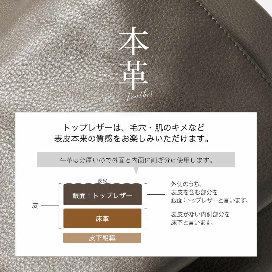 本革 リュック レディース 大人「第2世代 改良版 ALBA アルバ」 A4 リュックサック 通勤 通学 バッグ 黒 グレーの画像