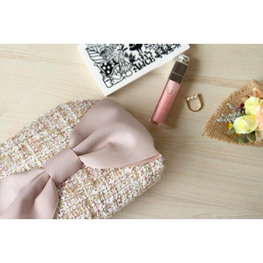 ポーチ 小物入れ 化粧ポーチ メイクポーチ リボン ポーチ 小物入れ プレゼント ヘイニ 送料無料 Bow ボウ Bow バッグミュージアム Hayni 通販 Yahoo ショッピング