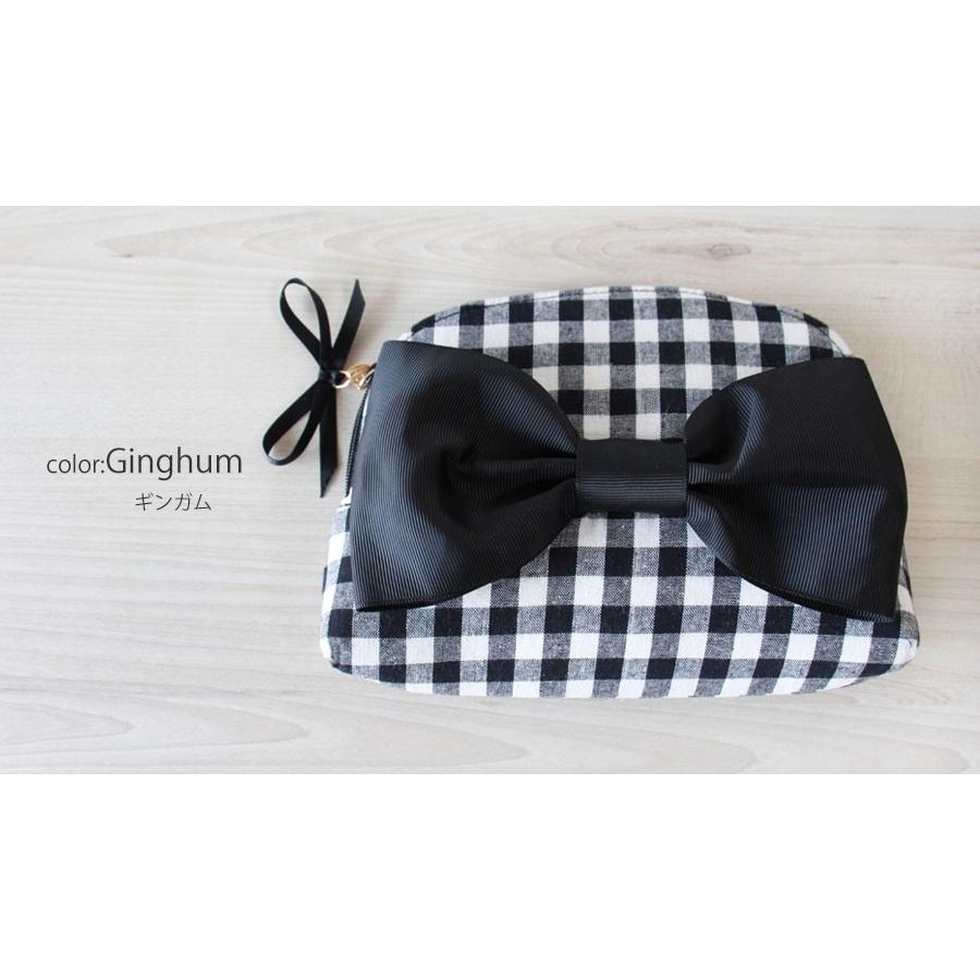 ポーチ 小物入れ 化粧ポーチ メイクポーチ リボン ポーチ 小物入れ プレゼント ヘイニ 送料無料 Bow ボウ Bow バッグミュージアム Hayni 通販 Yahoo ショッピング