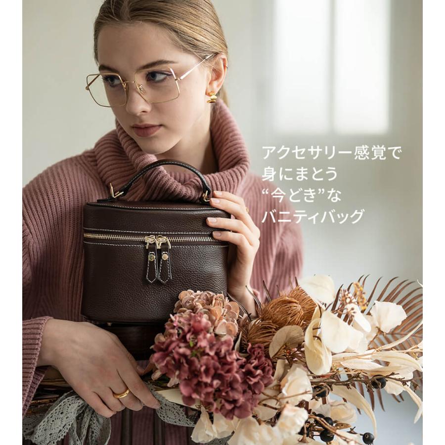 HAYNI 本革 3way ショルダーバッグ レディース 革 バニティ HAYNI 本革 3way ショルダーバッグ レディース 革 バニティ