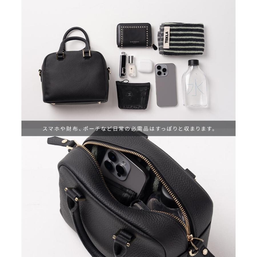HAYNI（ヘイニ） 本革 ショルダーバッグ レディース「Carret カレ