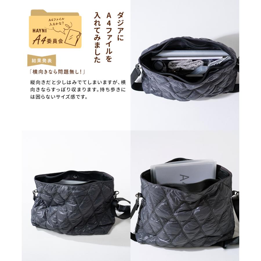 【中古品】ヘイニ HAYNI キルティング ショルダーバッグ ブラック かばん M74418RK HAYNI（ヘイニ） キルティング ショルダーバッグ レディース 2way