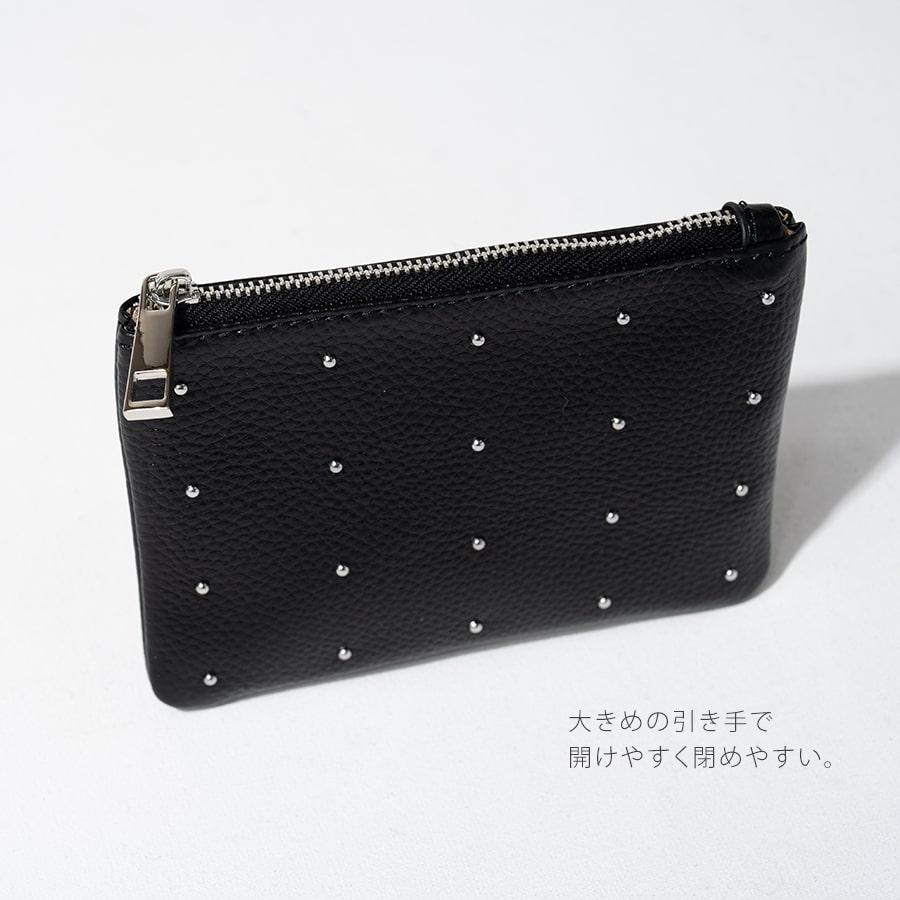 ALZUNI ブラックレザーポーチ ALZUNI ブラックレザーポーチ