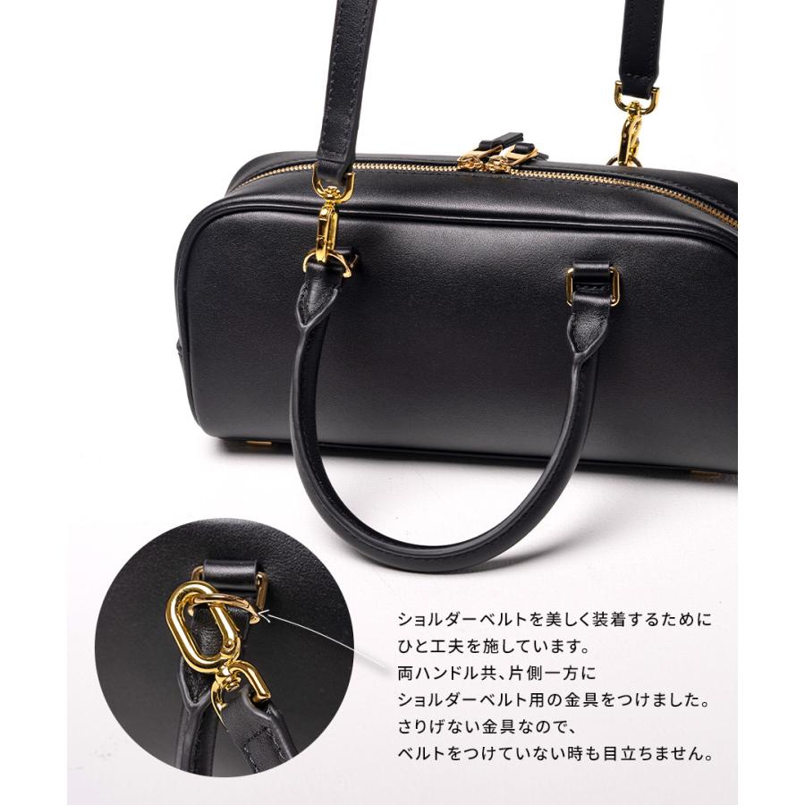 HAYNI（ヘイニ） 本革 ハンドバッグ レディース「Elliena エリーナ