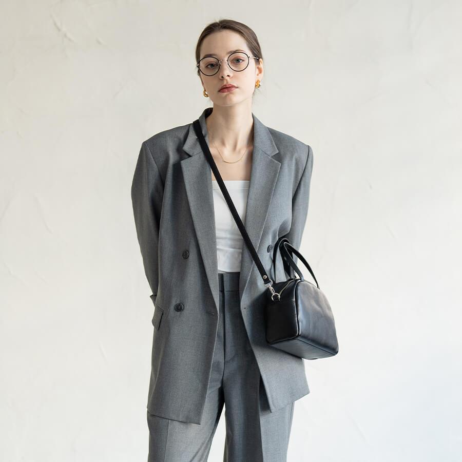 本革 ボストンバッグ ショルダーバッグ 2way 日本製「Emmel エメル」レディース ハンドバッグ シルバー 黒 大人 可愛い 軽量 ブランド HAYNI ヘイニ | HAYNI | 12