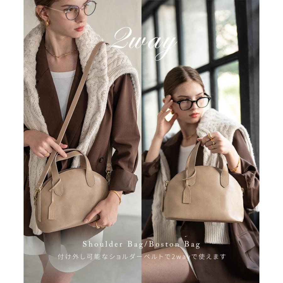 タイドウェイ 本革 ショルダーバッグ レディース 斜めがけ ハンドバッグ「TIDEWAY×HAYNI Ervi エルヴィ」 軽い ボストンバッグ HAYNI | TIDEWAY | 09