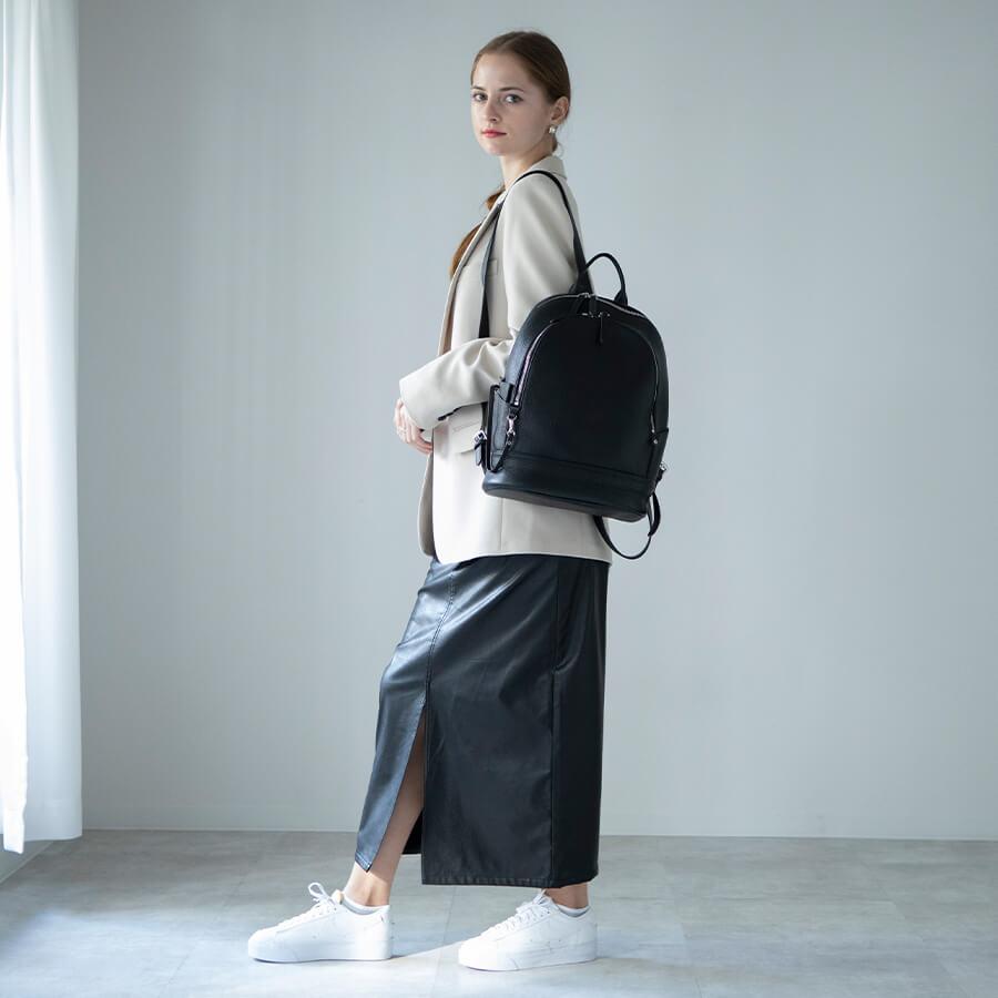 HAYNI リュック レディース 本革 リュックサック きれいめ「第2 HAYNI リュック レディース 本革 リュックサック きれいめ「第2