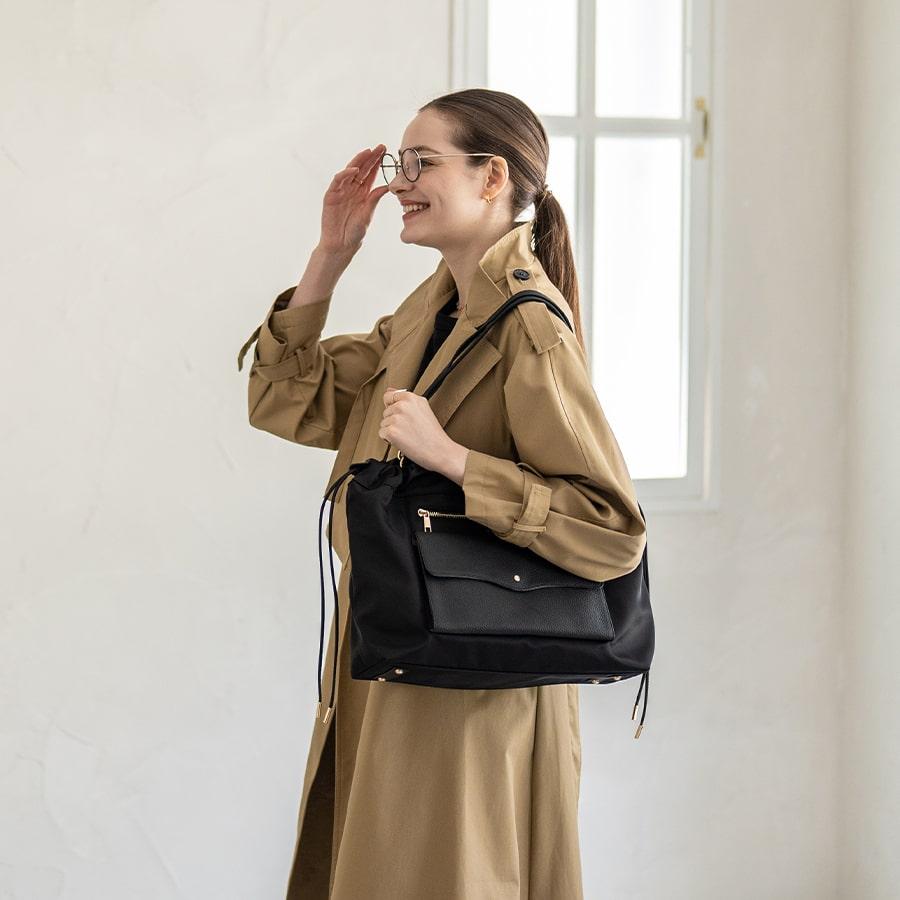 HAYNI（ヘイニ） トートバッグ レディース ナイロン 肩掛け 撥水 はっ