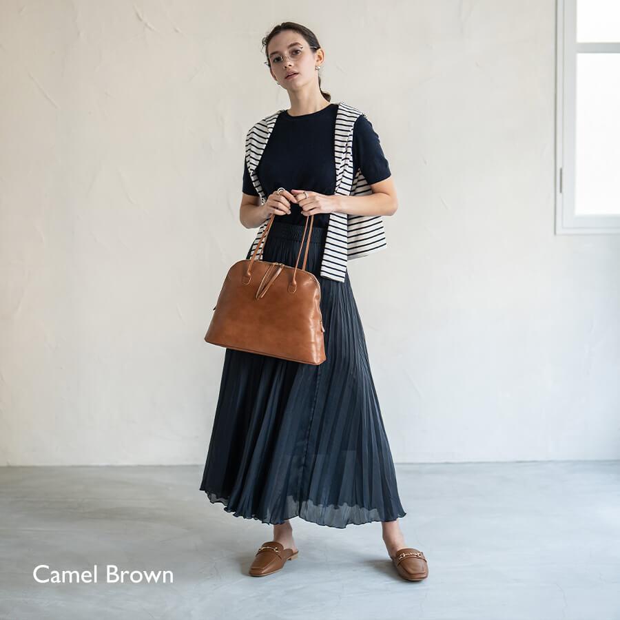 ＼在庫限り／トートバッグ レディース ボストンバッグ「Tideway×HAYNI HONE ホーネ Lサイズ」本革 革 軽量 コラボ ライトレザーボストン ヘイニ | TIDEWAY | 13