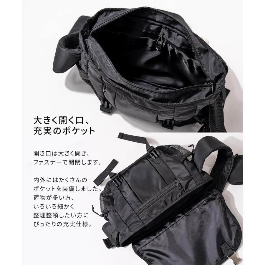 HAYNI（ヘイニ） ボディバッグ レディース 大きめ A4「Lekha レカ