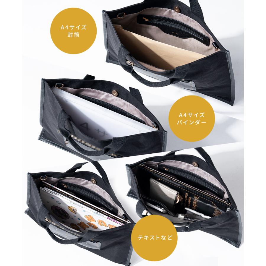 トートバッグ サブバッグ レディース A4 マチなし「第2世代 改良版 Lesche レスチェ」A4 書類 セレモニー ヘイニ HAYNI | HAYNI | 15