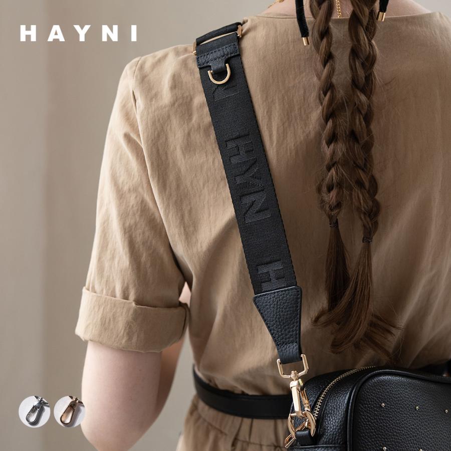 HAYNI（ヘイニ） 爆買 HYNロゴショルダーストラップ（ロング・長さ調節