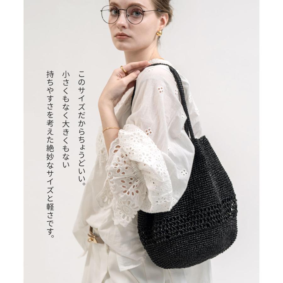 爆買 トートバッグ かごバッグ「Lunenta ルナンタ」レディース メタリック 編み バッグ 大人 軽い おしゃれ かわいい シルバーバッグ ブランド ギフトの画像