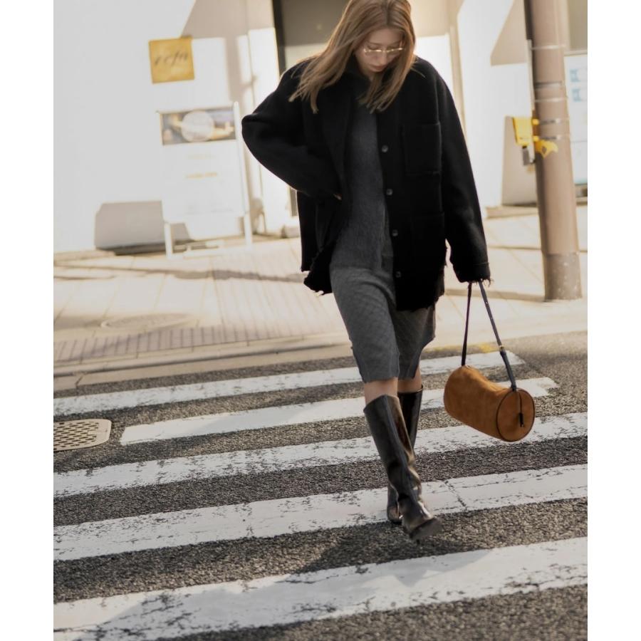 HAYNI（ヘイニ） 本革 ワンハンドルバッグ スエード レディース「Saori