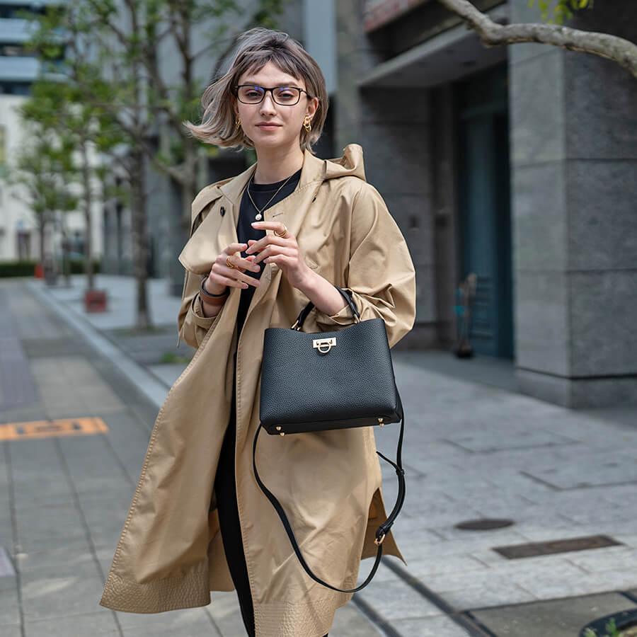 ショルダーバッグ ハンドバッグ レディース 本革 斜めがけ バッグ 2way  