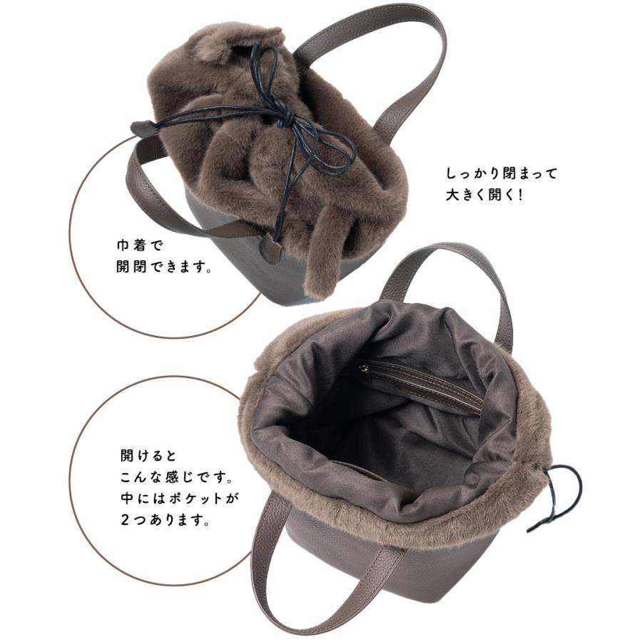 HAYNI（ヘイニ） 本革 ねこモチーフ ハンドバッグ「Minetcuir ミネット