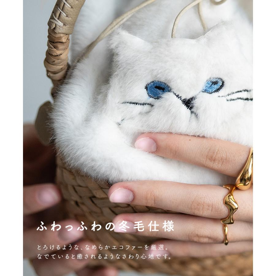 AIM医学研究支援PJ実施中｜ ねこモチーフ かごバッグ