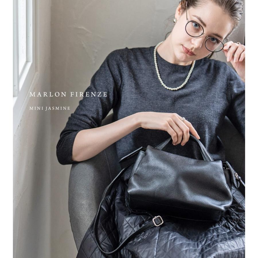 「MARLON FIRENZE マーロン フィレンツェ ミニジャスミン」マルロン 本革 レディース 2way ショルダーバッグ ハンドバッグ MARLON FIRENZE マーロン フィレンツェ ミニジャスミン