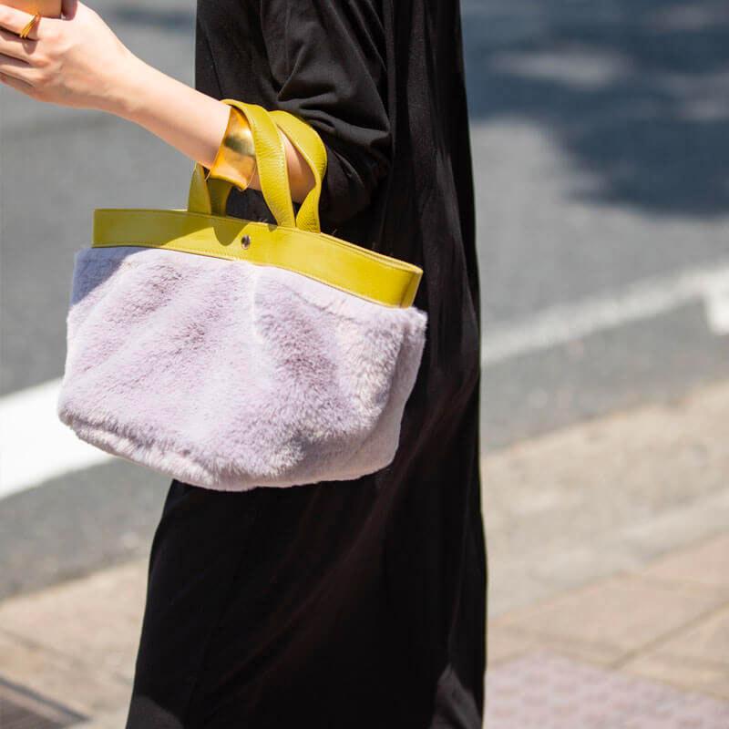 B級 訳あり ドラマ衣装協力品 トートバッグ 小さめ おしゃれ 舟型 本革 ファー 布 ヘイニ 送料無料 Nochez Lサイズ ノチェ Nochez L Olb バッグミュージアム Hayni 通販 Yahoo ショッピング