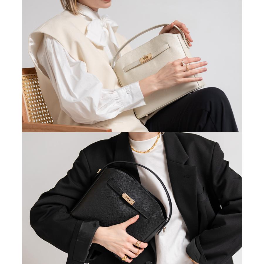 HAYNI（ヘイニ） 本革 ハンドバッグ ショルダーバッグ 2way レディース