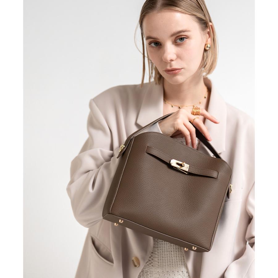 HAYNI（ヘイニ） 本革 ハンドバッグ ショルダーバッグ 2way レディース