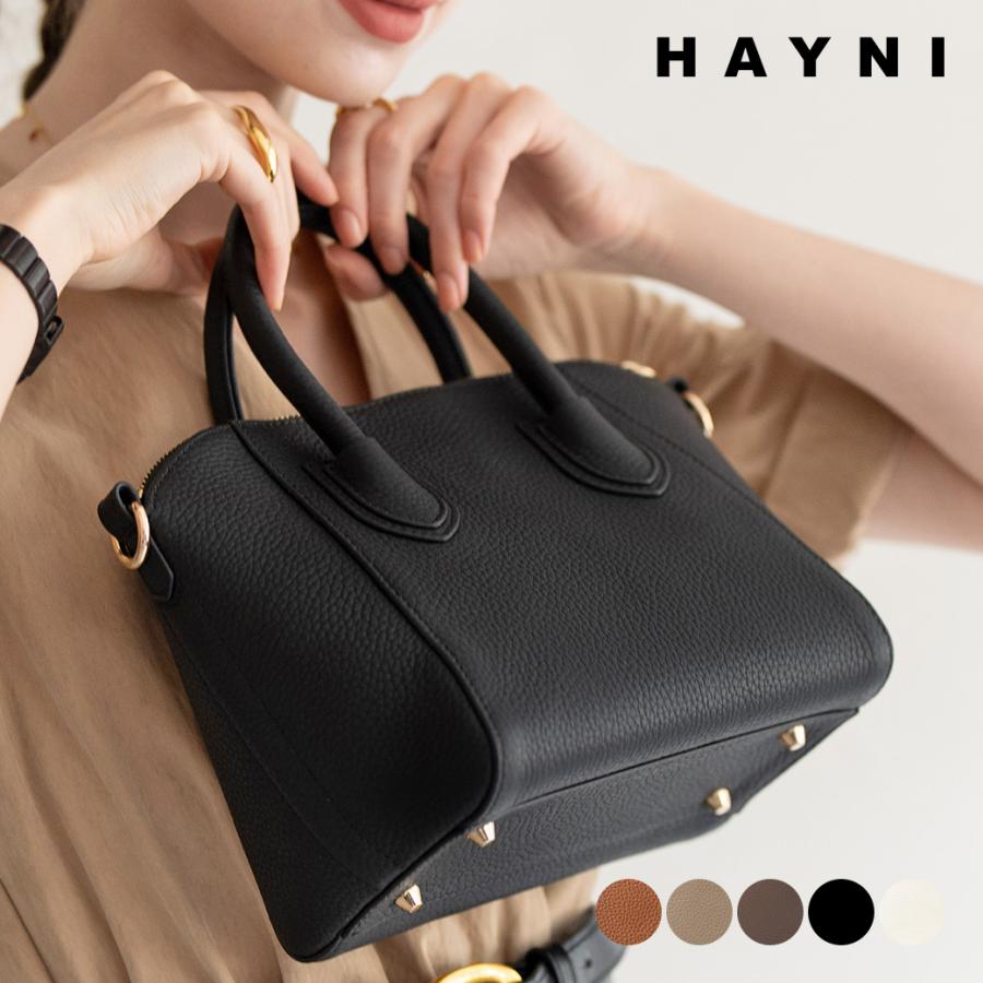 HAYNI（ヘイニ） 本革 ショルダーバッグ ハンドバッグ レディース 旧