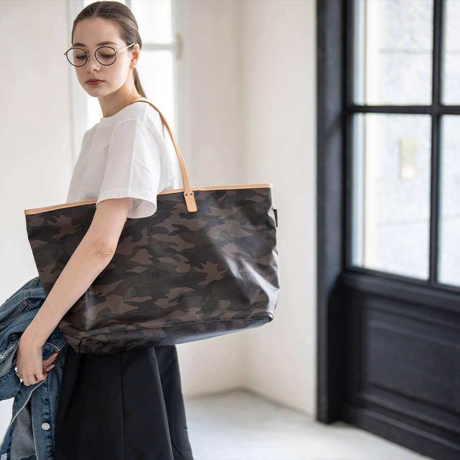 HAYNI（ヘイニ） 日本製 トートバッグ レディース A4 旅行 キャンバス