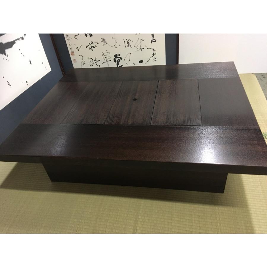 【shiho】囲炉裏テーブル 鉄瓶、五徳、夏用にガラスの蓋付き✨ shiho様専用】囲炉裏テーブル 鉄瓶、五徳、夏用にガラスの蓋付き