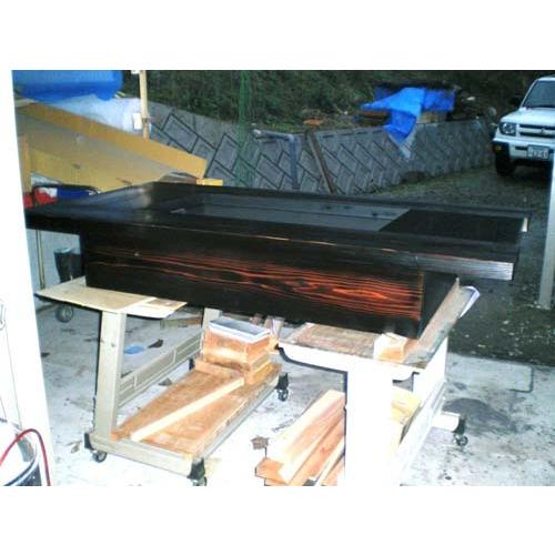 【shiho】囲炉裏テーブル 鉄瓶、五徳、夏用にガラスの蓋付き✨ shiho】囲炉裏テーブル 鉄瓶、五徳、夏用にガラスの蓋付き