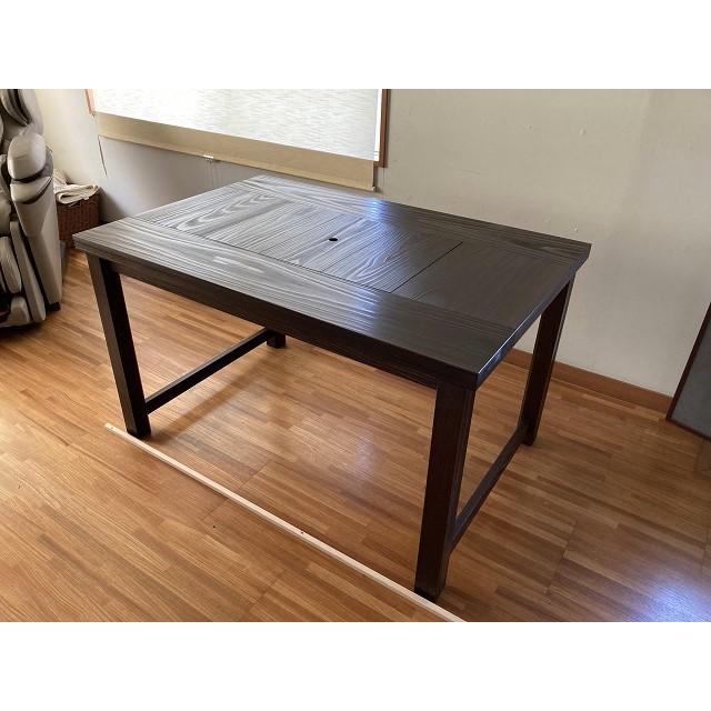 ダイニング囲炉裏テーブル 1200X800X700mm 蓋付 普通サイズの ダイニング囲炉裏テーブル 1200X800X700mm 蓋付 普通サイズの