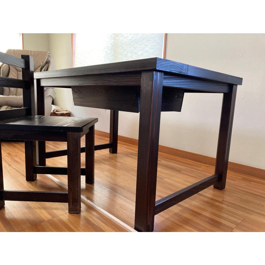 ダイニング囲炉裏テーブル 1200X800X700mm 蓋付 普通サイズの ダイニング囲炉裏テーブル 1200X800X700mm 蓋付 普通サイズの