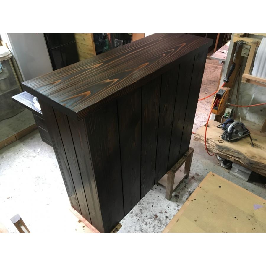 木製手作りキッチンカウンターテーブル ブラウン 斜め模様 ゆき工房オリジナル Kkt B 木製手作りテーブルのゆき工房 通販 Yahoo ショッピング