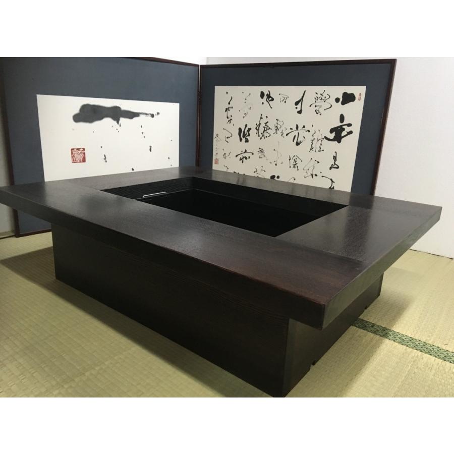 灰セット】ちび囲炉裏と灰の2点セット テーブルサイズ