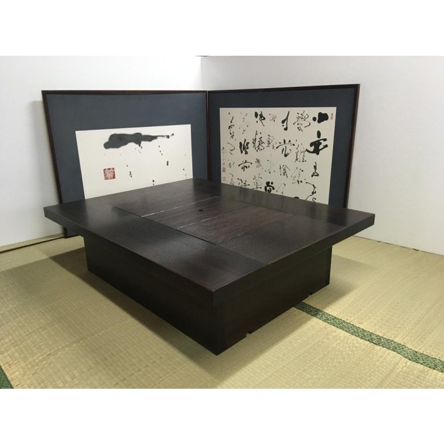 灰 五徳 酒燗器 セット】ちび囲炉裏 4点セット 800X600X280mm 蓋付