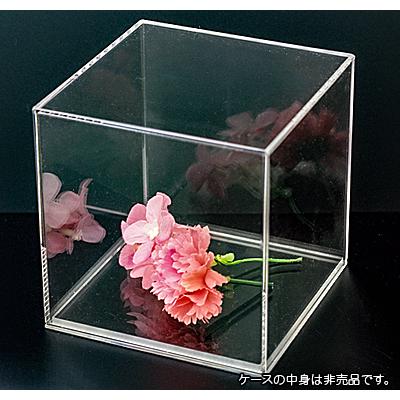 【台座：透明】アクリルケース 板厚(3ミリ)(外寸)幅(350ミリ)奥行(350ミリ)高さ(350ミリ) 【楽天市場】アクリルボックス 350の通販