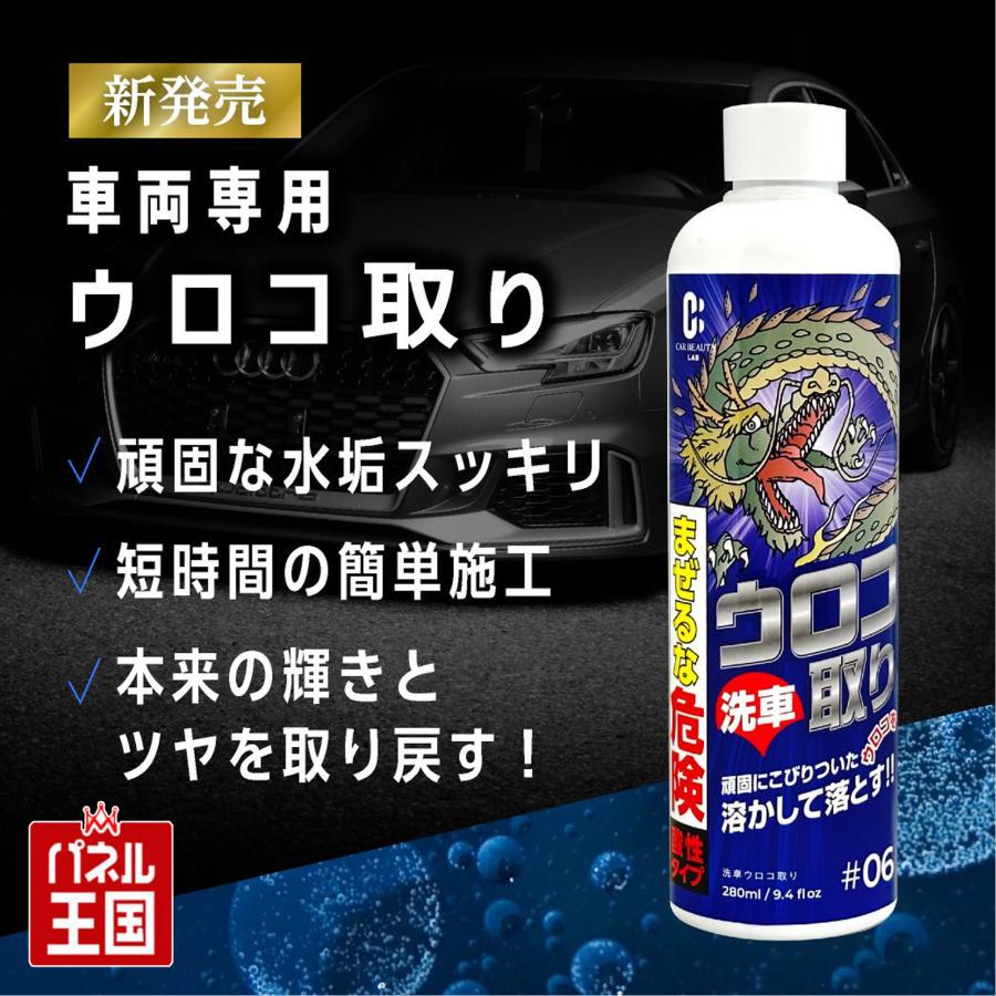 CAR BEAUTY LAB ウロコ取り お車のボディについたイオンデポジットに