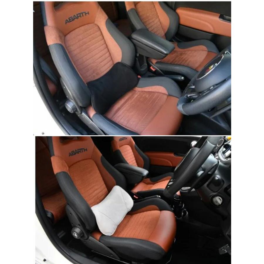 ABARTH FIAT 汎用品 キャビンのシートに設置する低反発スエード