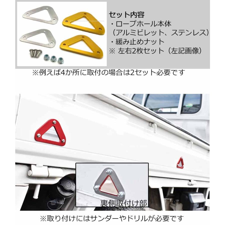 軽トラ　アオリロープホール ロープホール | HARD CARGO - Online Store