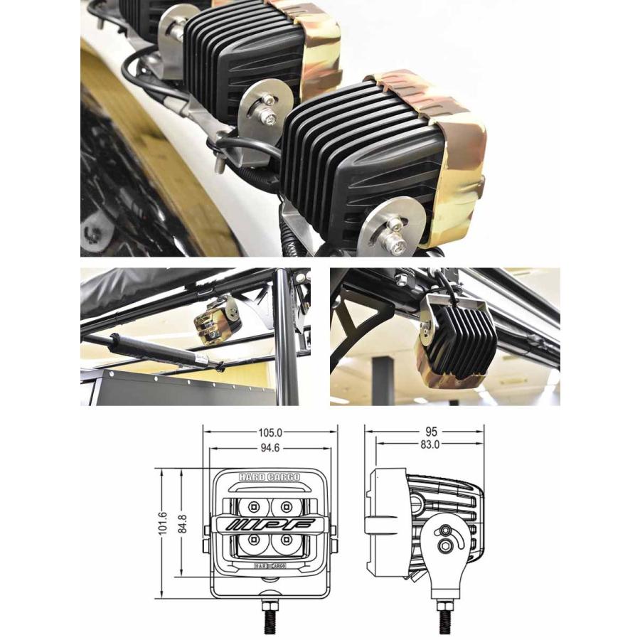 ハードカーゴワークライト 1個 ハードカーゴワークライト LEDライト老舗メーカー「IPF」コラボ オリジナルワークライト HC-511 HC-512｜hazaway-shop｜04