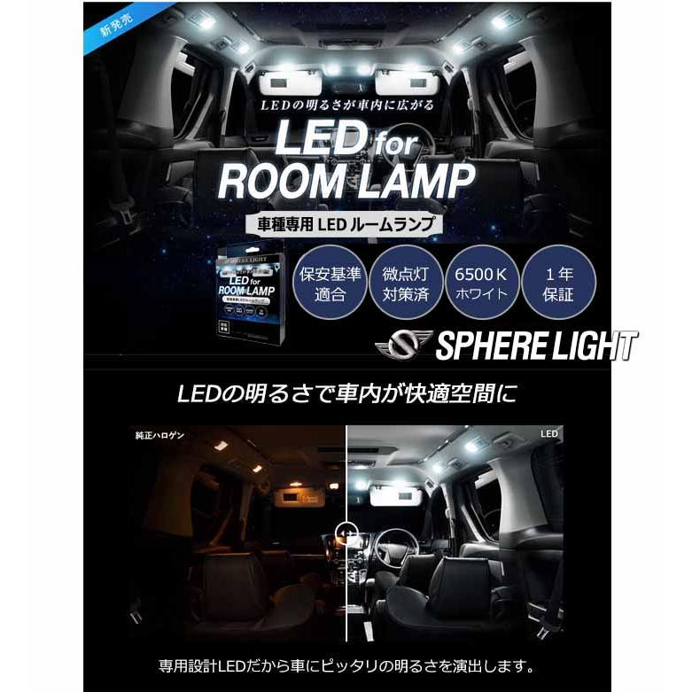 スフィアライト 車用 LEDルームランプセット トヨタ アクアNHP10 後期専 アクア SPHERE LIGHT トヨタ アクアNHP10 後期専用 LEDルームランプ