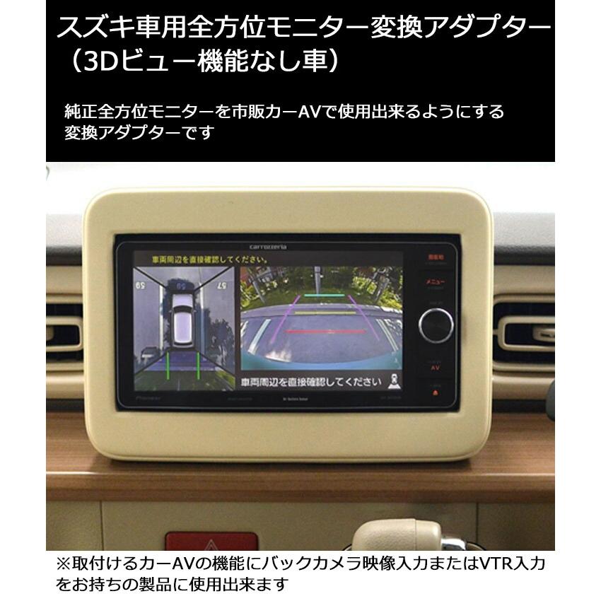 スズキ スズキ車用全方位モニター変換アダプター(3Dビュー機能 スズキ スズキ車用全方位モニター変換アダプター(3Dビュー機能