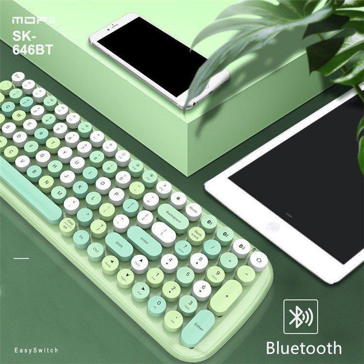 かわいい Bluetooth キーボード レディース パソコン PC ノートPC スマホ iPad タブレット ワイヤレス ブルートゥース 100キー｜haze-grass｜10