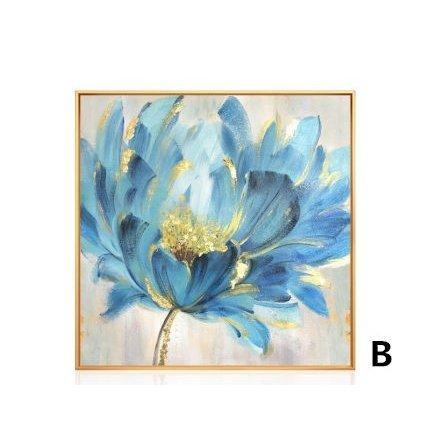 油絵洋画 壁掛け アートパネル 額つき インテリア 美術品 寝室 玄関飾り 撥水 縁起物 北欧風 【三角】